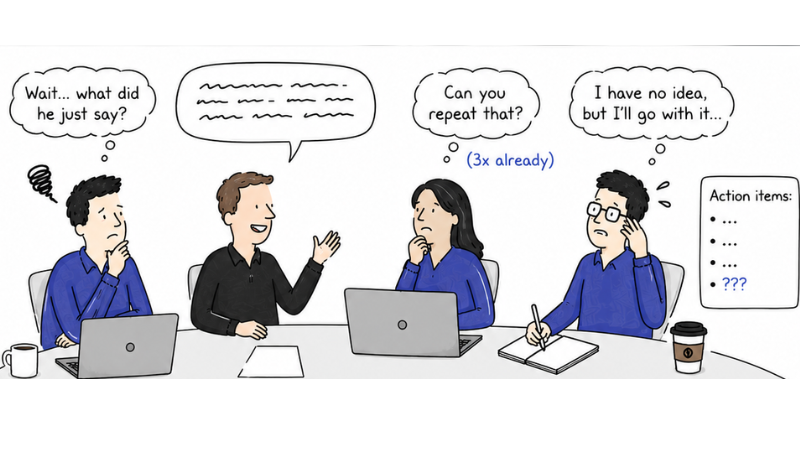 Meeting Productivity Failure Without Summary